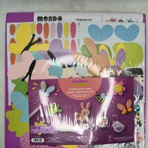 Mondo Llama Paint Your Own paper  Characters Kit , age 6+, new,